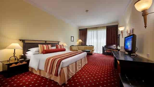 Classic suite at Millennium Airport Hotel Dubai, ideal for leisure stays and event accommodation.