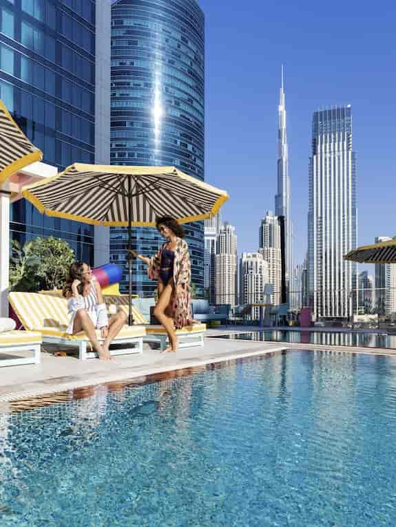 Frankfurt venue in Pullman Dubai Downtown with skyline views for executive retreats and events.