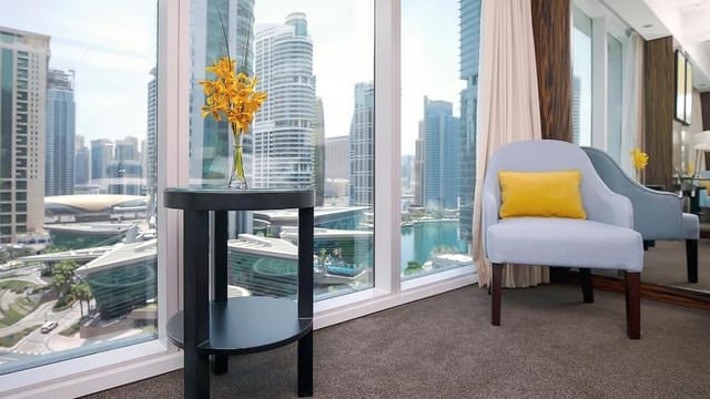 VIP hospitality suite in voco Bonnington Dubai for executive meetings and corporate events.