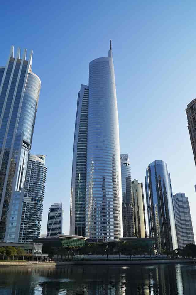 Modern meeting rooms in Almas Tower, premium corporate conference and MICE venue infrastructure.