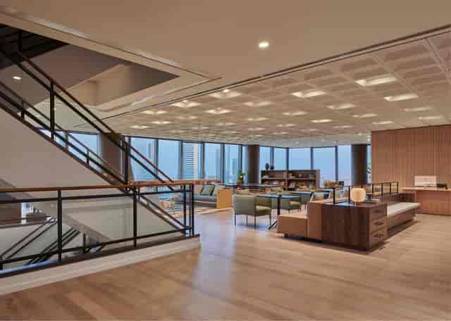 Sky Suites at ICD Brookfield Place: luxury breakout space for VIP networking and corporate events.