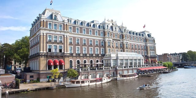 Luxury convention center at Hotel Amsterdam Amstel, ideal for high-end events by waterfront.