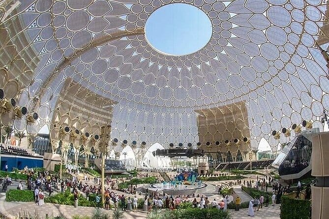 Zabeel venue in Expo City Dubai with a circular skylight for conferences and events.