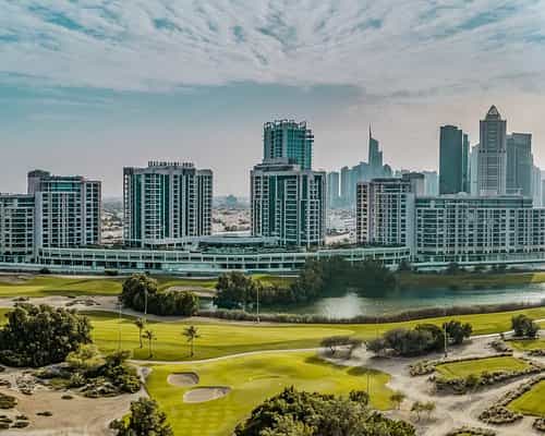 Origins at Vida Emirates Hills: luxury golf course venue for corporate retreats and executive events.