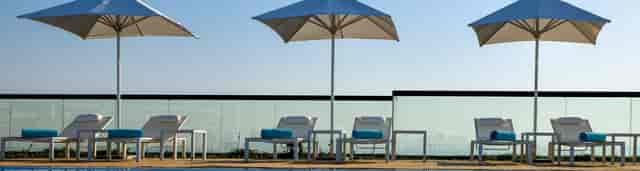 ARIA Rooftop Lounge Dubai: VIP breakout area with skyline views for corporate networking events.