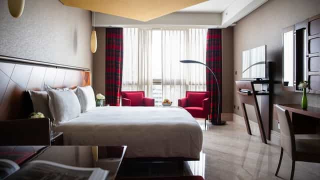 Luxury VIP conference room at Jumeirah Creekside Hotel for corporate business meetings.