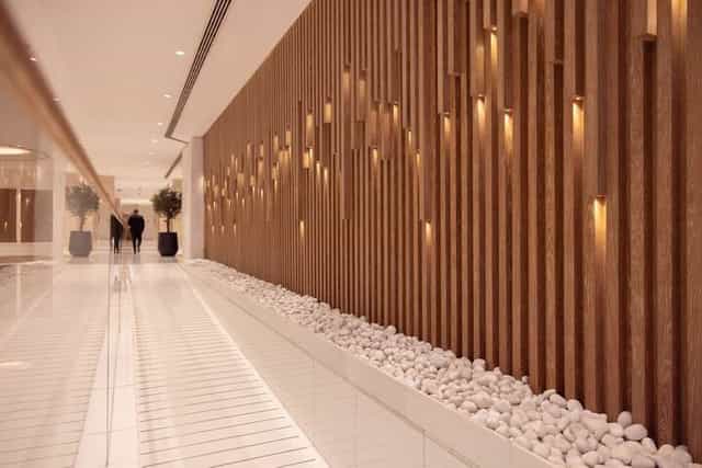 Fairmont Dubai Meeting Room 13 pre-function space for luxury corporate event registration.