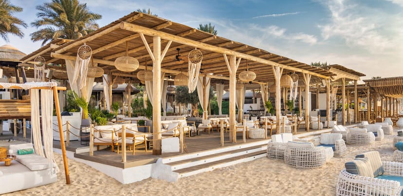 Private Cabana at Sofitel Dubai The Palm for luxury corporate networking and beach events.