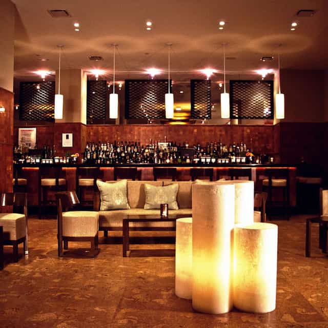 Sophisticated lounge and bar at Junoon, perfect for corporate networking and cocktail receptions.