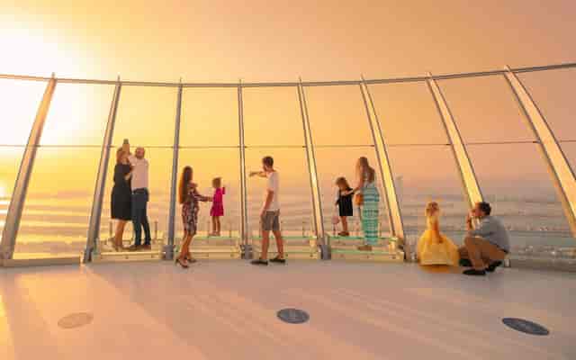 Madeleine et Marcel at The View at The Palm: Panoramic venue for premium VIP activations.