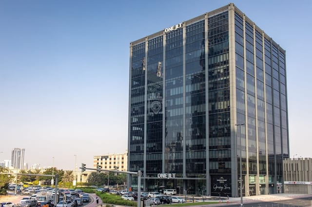 Modern One JLT Tower corporate office building for executive meetings and professional conferences.