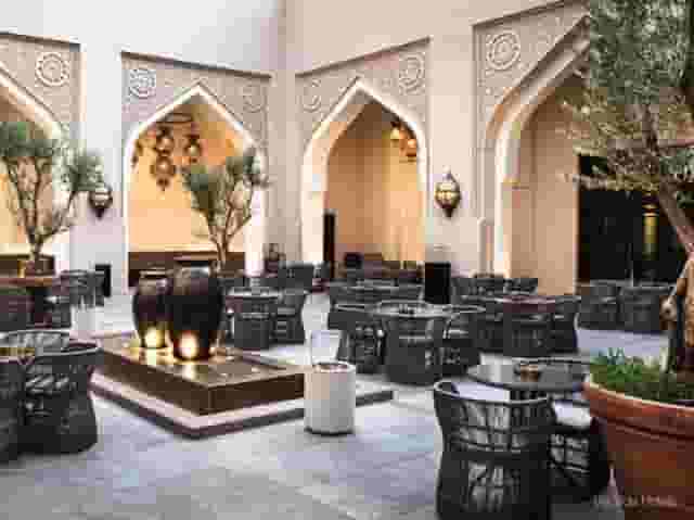 Shisha courtyard