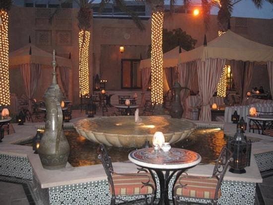 Shisha courtyard
