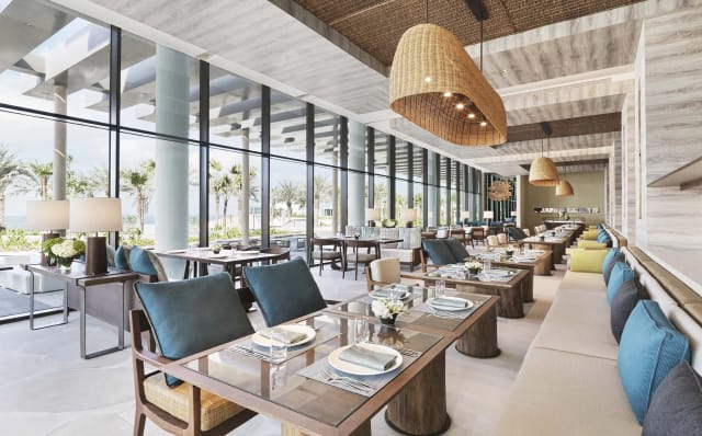 Modern dining space at InterContinental RAK for corporate lunches and networking events.