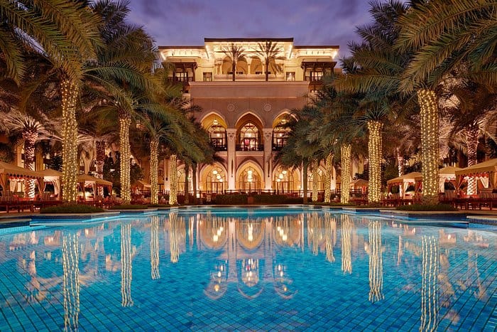 Luxury pool area at Palace Downtown, ideal for upscale events and gala dinners.