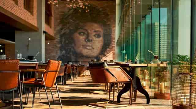 Modern dining space at BASTA! in St. Regis Dubai, ideal for events and intimate dinners.