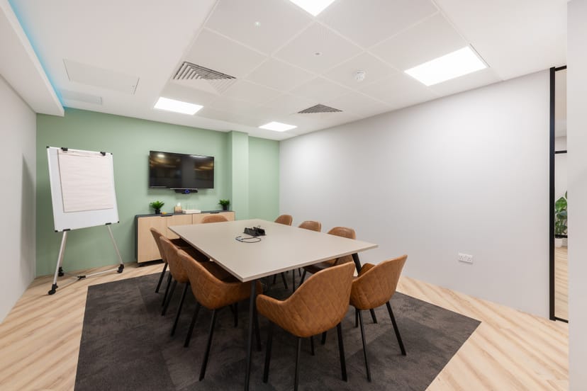 Modern boardroom at Walbrook Rivvia Covent Garden for intimate meeting or breakout sessions.