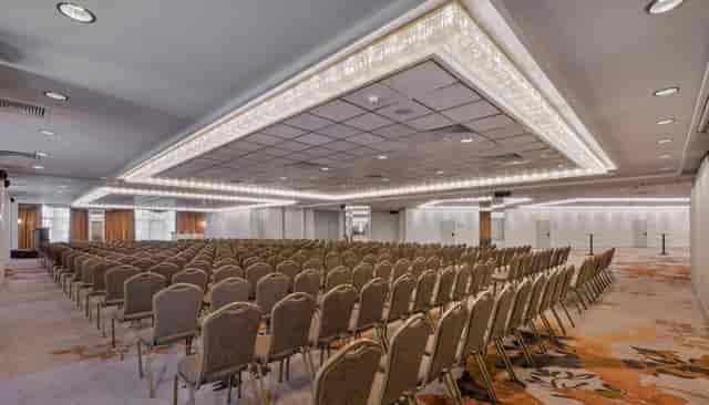 Ilissos meeting room with theater seating for conferences and corporate events.
