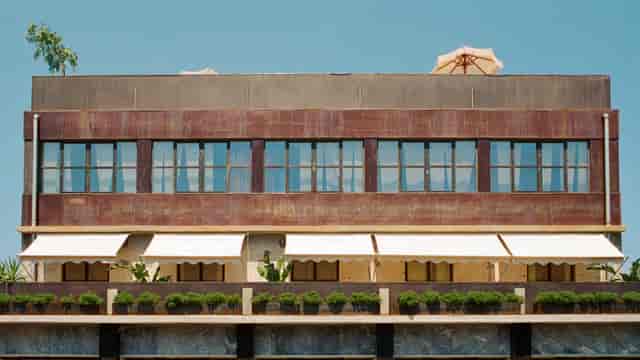Boutique rooftop venue at Cafe Lounge Athens, tiered layout for networking and corporate events.