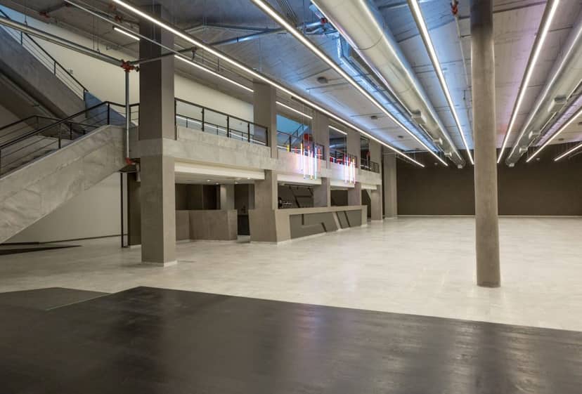 Ω2 Complex Athens: Industrial event venue for networking receptions and brand activations.