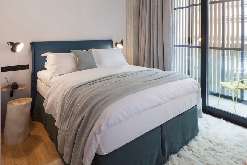 Modern Boulevard Room at COCO-MAT Hotel Athens, ideal for corporate group blocks and events.