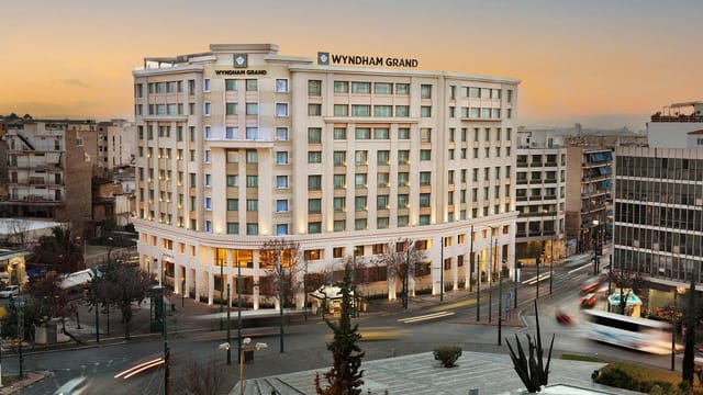 Zeus venue at Wyndham Grand Athens: corporate meeting space for urban business events.