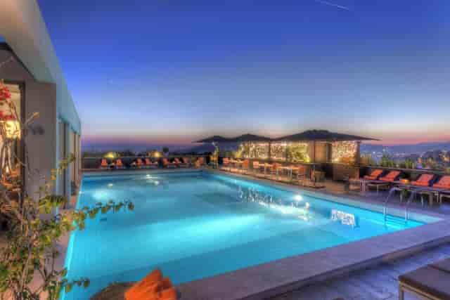 Rooftop venue at President Hotel Athens for upscale cocktail receptions and networking events.