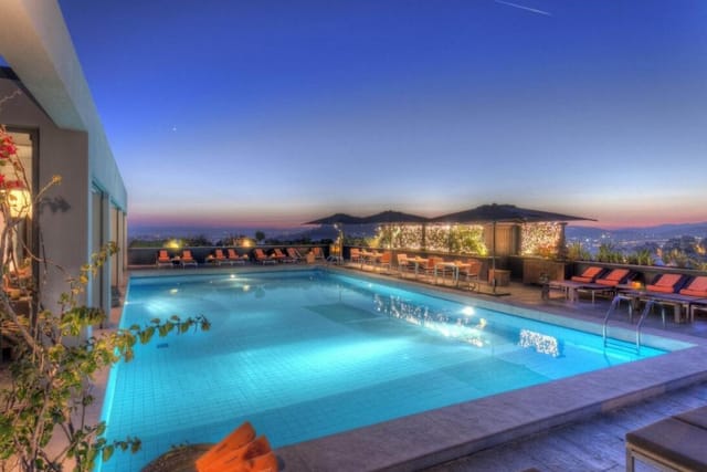 Rooftop venue at President Hotel Athens for upscale cocktail receptions and networking events.