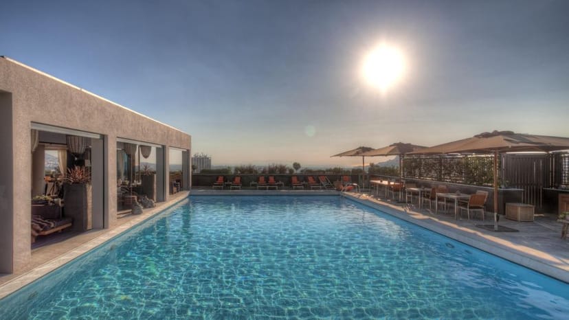 President Hotel Athens rooftop venue for upscale cocktail receptions and networking events.