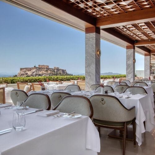 Uranus Terrace at Grand Hall: luxury executive dinner venue for corporate events.