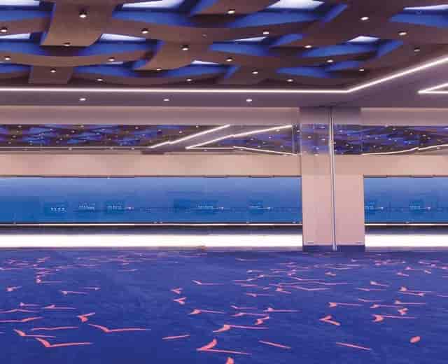 Modern Cosmos Ballroom with blank-slate design for weddings and corporate events.