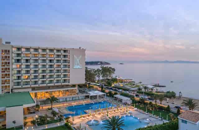 Aristotelis Divanis beachfront resort: luxury corporate retreat and conference venue.