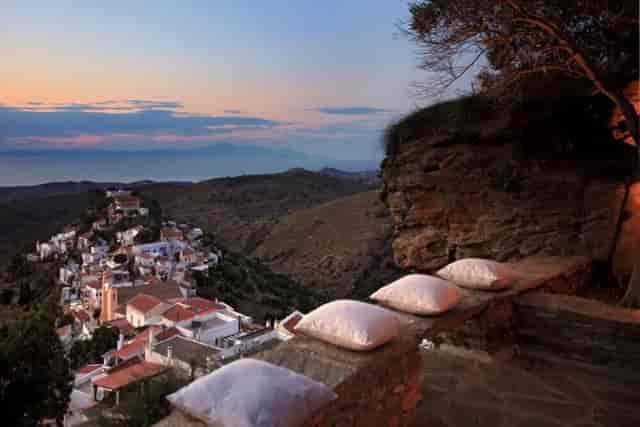 VIP retreat lounge with natural architecture seating for intimate luxury events.