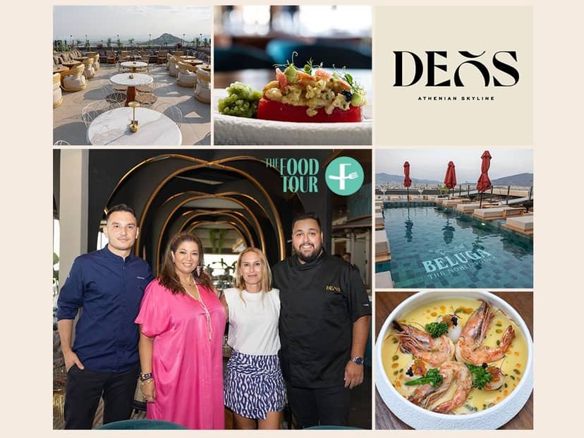 Luxury rooftop venue at Deos Athens for corporate retreats and incentive travel.