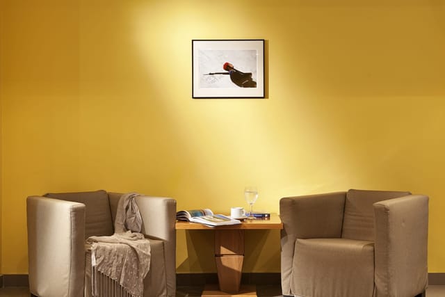 Arion Hotel breakout corner, perfect for networking events and professional business consultations.