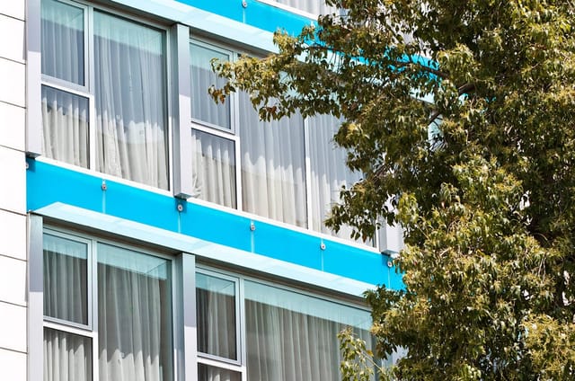 Modern Arion Hotel rooftop terrace, ideal for corporate event and business meeting venue rental.