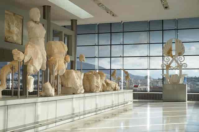 Acropolis Museum event space with panoramic views for premium corporate receptions.