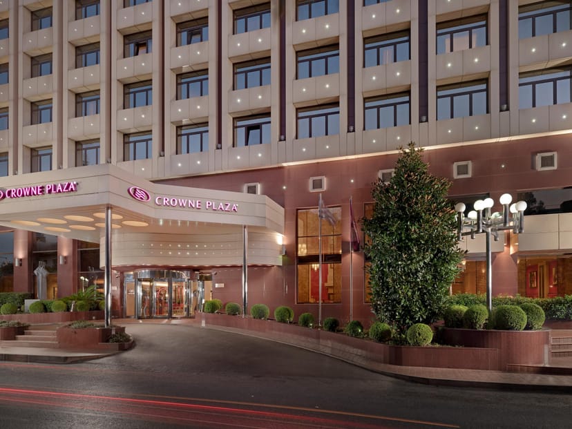 Crowne Plaza Athens conference center featuring modern meeting space for corporate events.