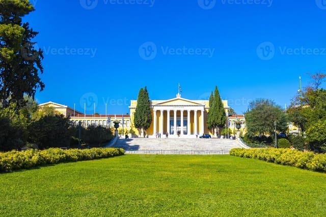 Congress Hall at Zappeion Mansion featuring grand staircase for corporate gala and event venue.
