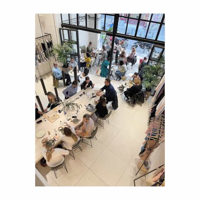 Modern retail and hospitality concept store, open-plan event space for hire.