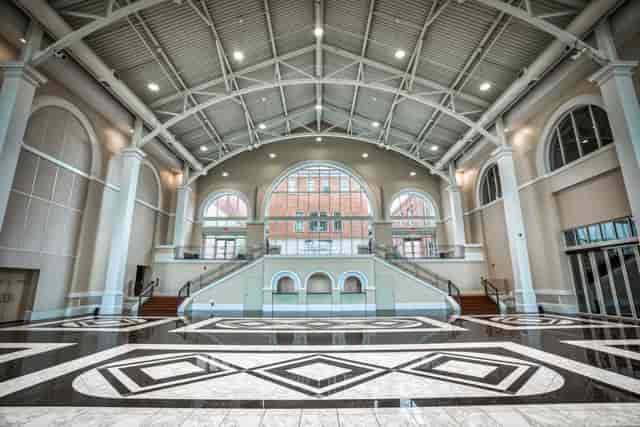 Empire pre-function space at The Classic Center for high-end event registration and receptions.