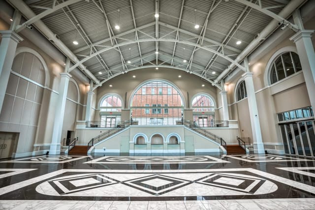 Empire pre-function space at The Classic Center for high-end event registration and receptions.