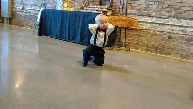 Industrial-chic VIP event at The Texan venue with exposed brick and concrete floors.