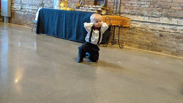 Industrial-chic VIP event at The Texan venue with exposed brick and concrete floors.