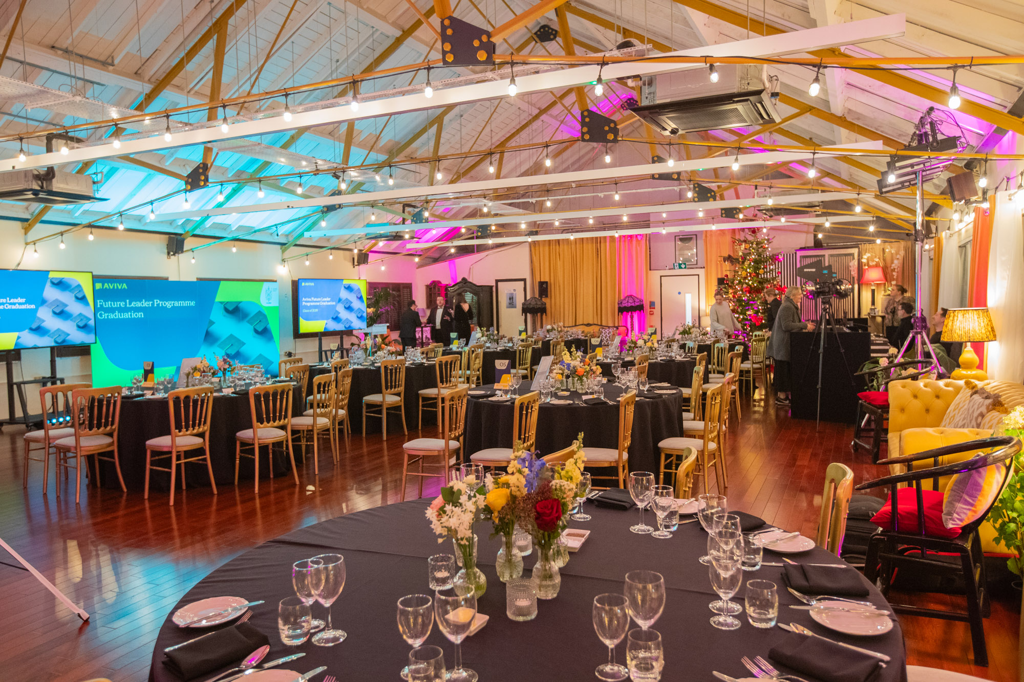 Elegant event space at Underwood Flagship Venue, perfect for corporate gatherings and celebrations. - Banner