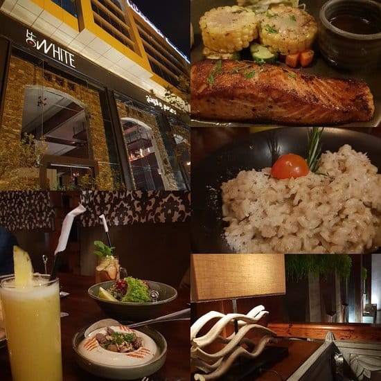 Upscale OffWhite restaurant for intimate VIP dinners and professional networking events.
