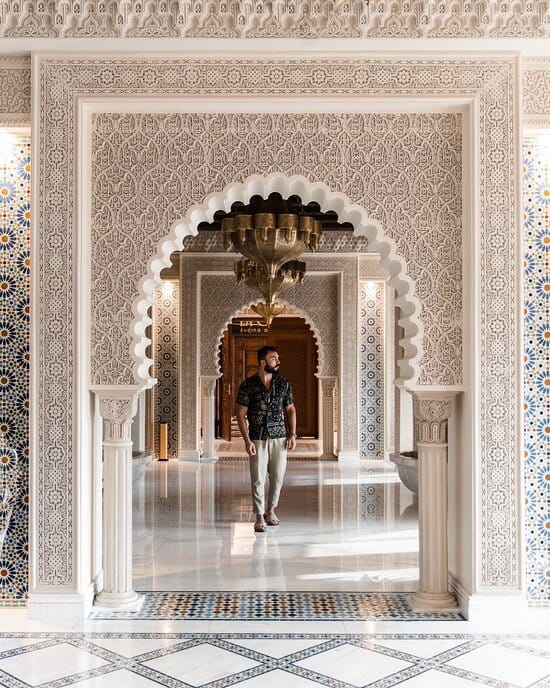 Opulent Otium Restaurant entrance: luxury venue for executive retreats and networking events.