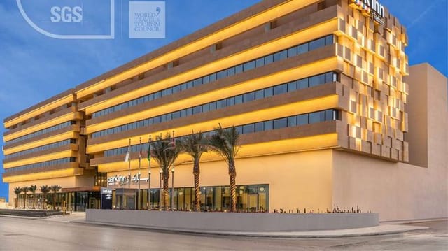 Modern hotel meeting room at Park Inn by Radisson Riyadh for corporate events and conferences.