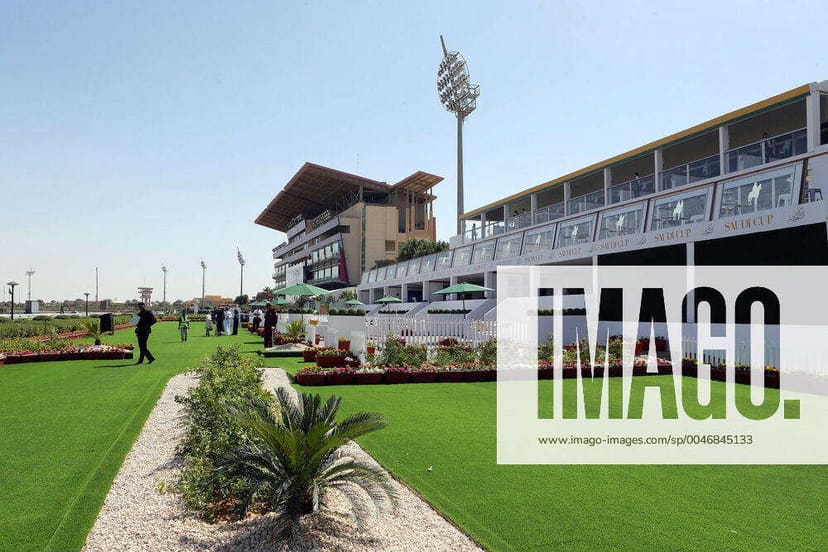 King Abdulaziz Racecourse grandstand: VIP corporate event venue with multi-level viewing decks.