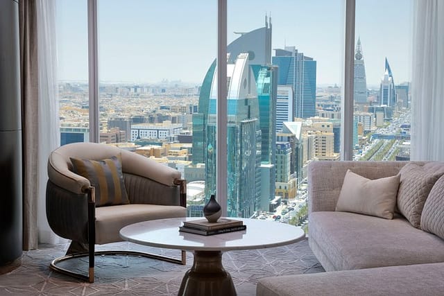 Hilton Riyadh Olaya executive suite for VIP business meetings and high-stakes corporate negotiations.